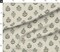 Block Print Neutral Floral Beige Blue Green Faux Basketweave Texture Indian Mughal Flower French Country Custom Printed Fabric by Spoonflower Various Fabrics by the Yard or Fat Quarter